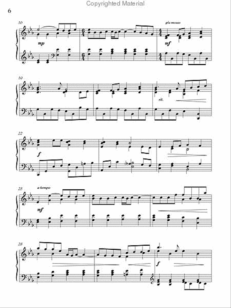 Fairest Lord Jesus Fairest Lord Jesus Piano Solo scores gallery preview page 3