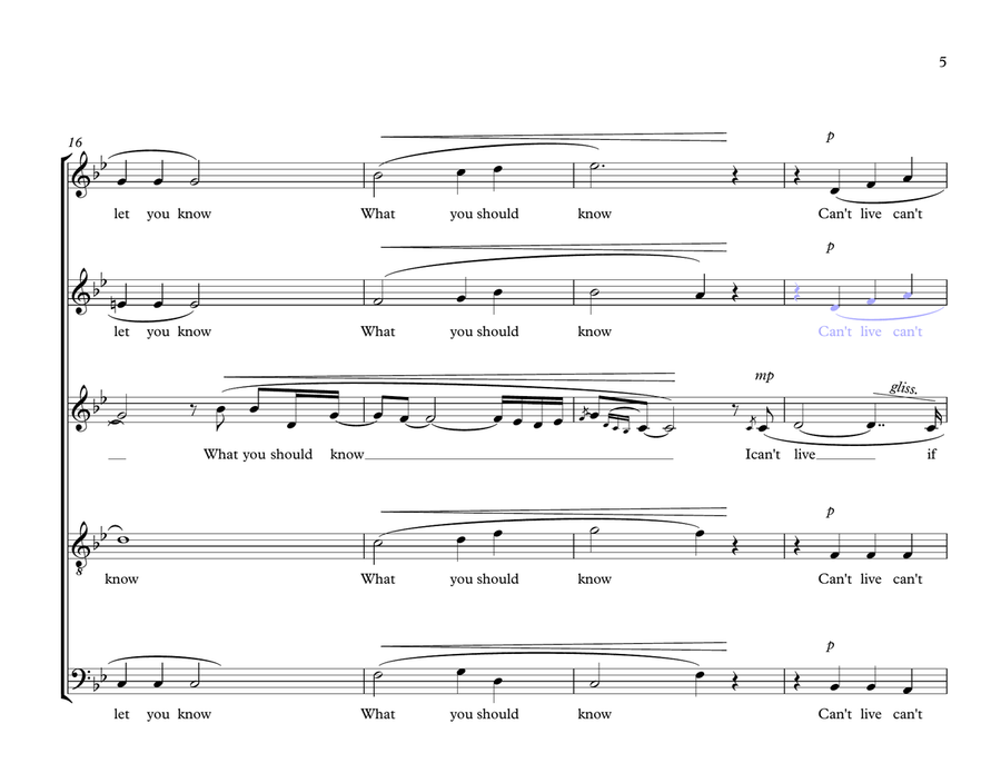 Without You Divisi scores gallery preview page 5