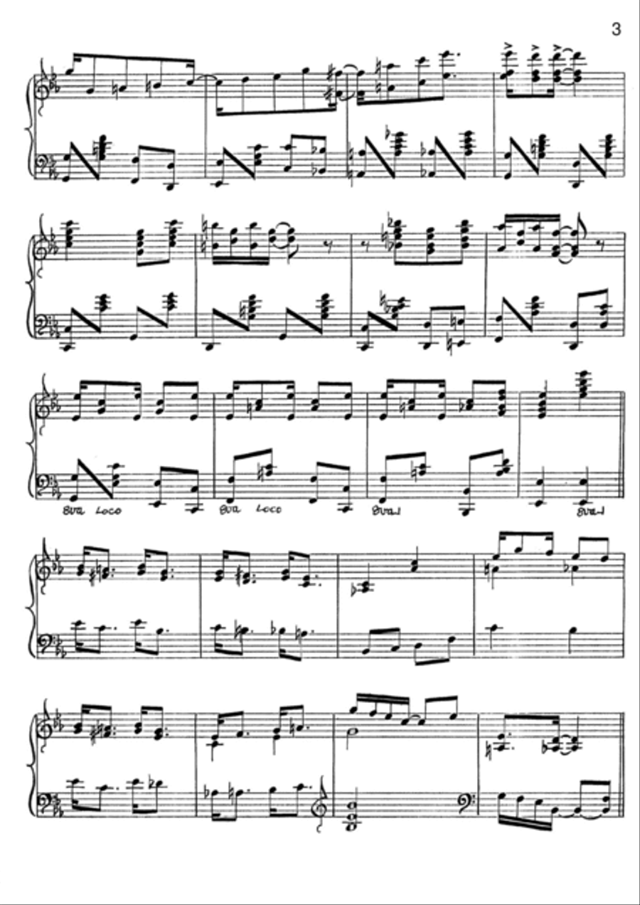 Perdido Bay Moon Rag Piano Solo scores gallery preview page 3