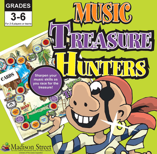 Book cover for Music Treasure Hunters Board Game