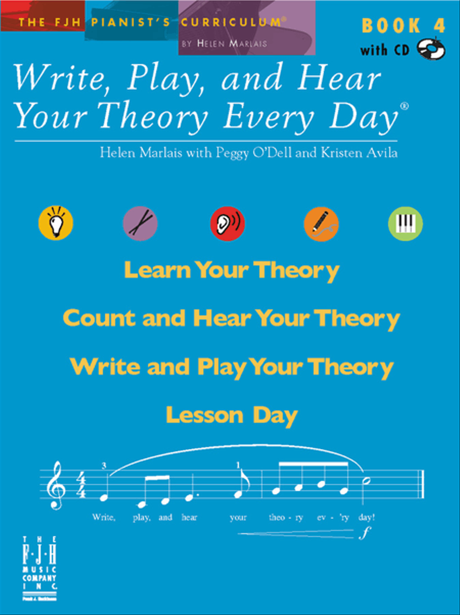 Write, Play, and Hear Your Theory Every Day, Book 4 Piano Method scores gallery preview page 1