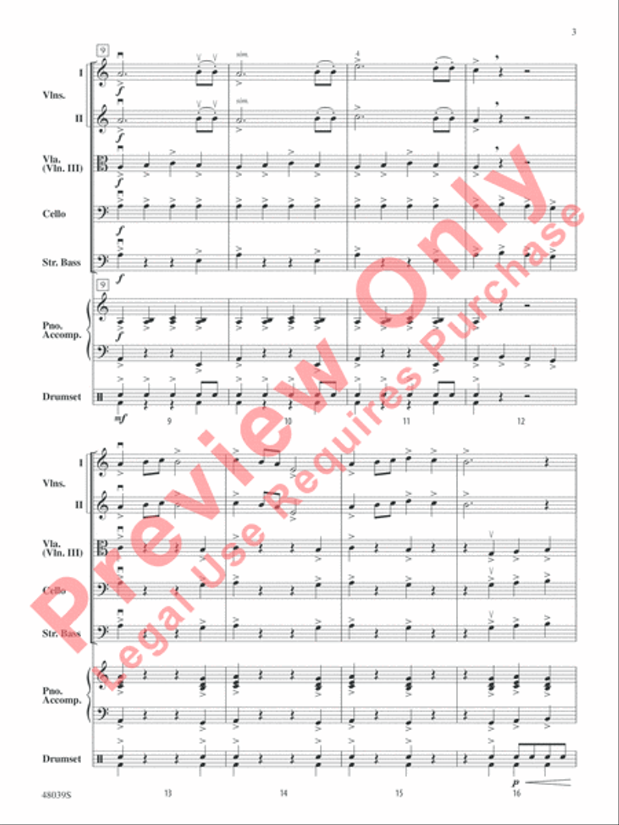 Gibraltar: The Rock String Orchestra scores gallery preview page 4