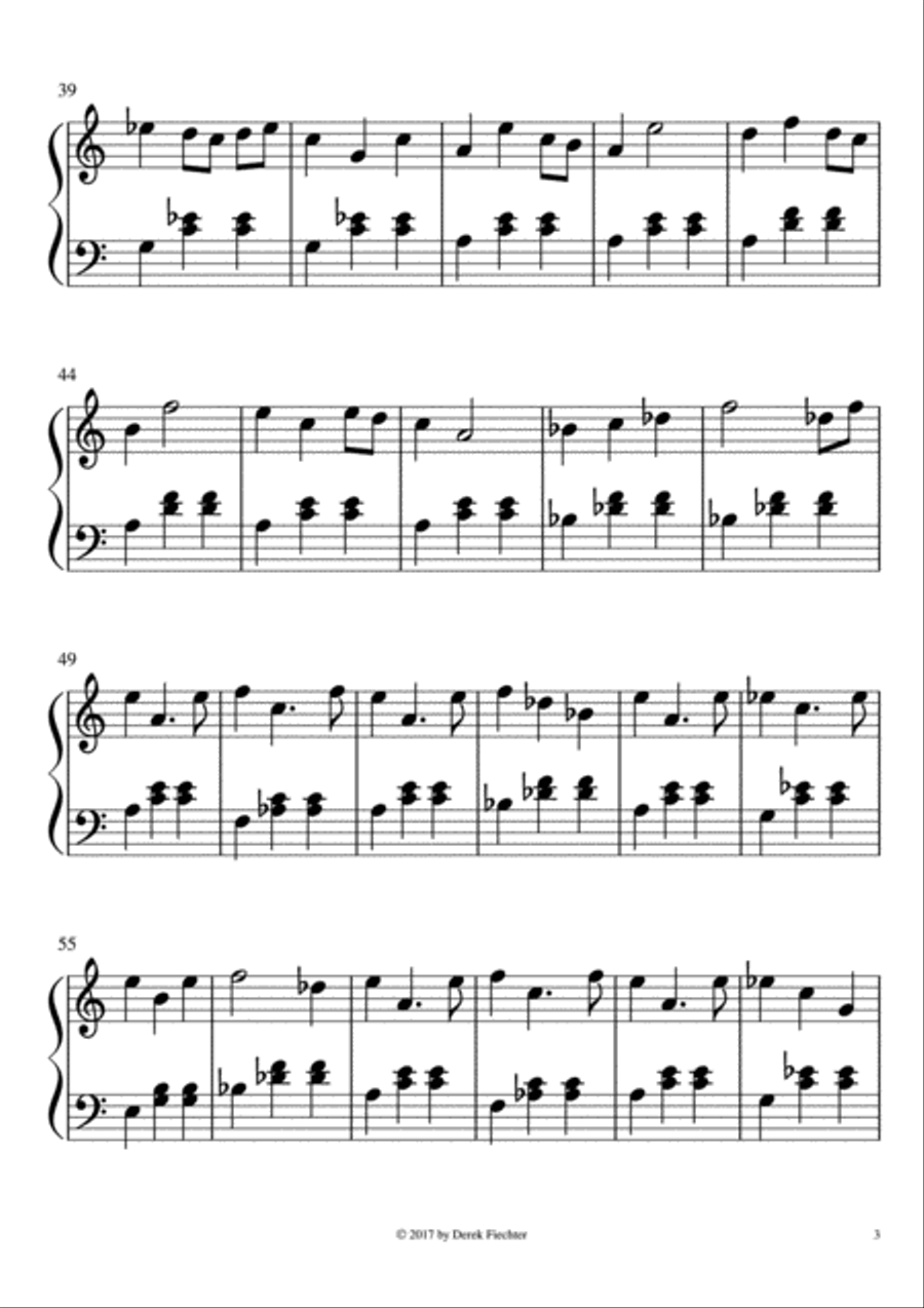 Enchanted Ballroom Enchanted Ballroom Piano Solo scores gallery preview page 3