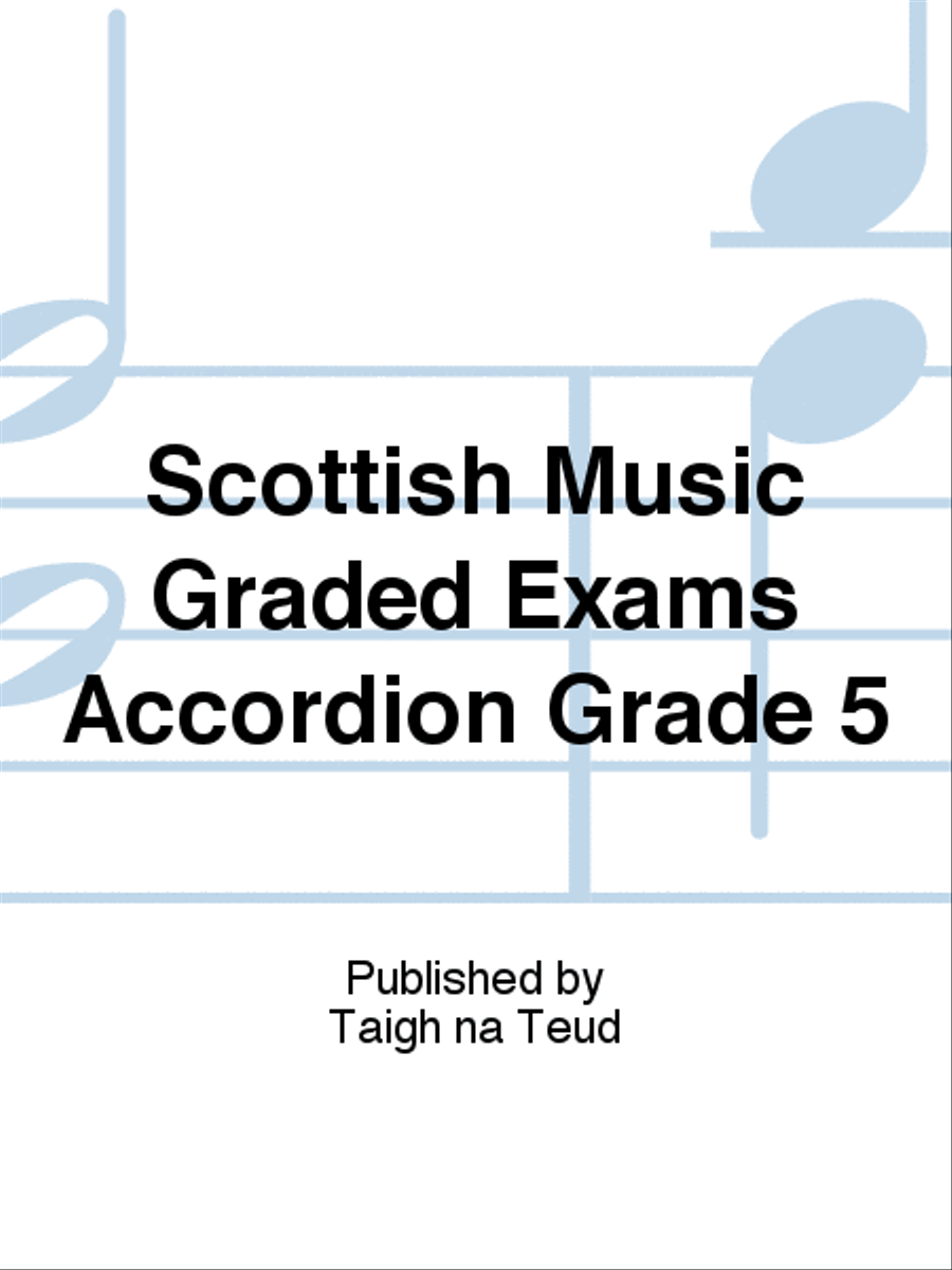 Scottish Music Graded Exams Accordion Grade 5 Accordion scores gallery preview page 1