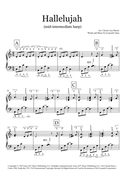 Hallelujah (Mid Intermediate Harp) image number null