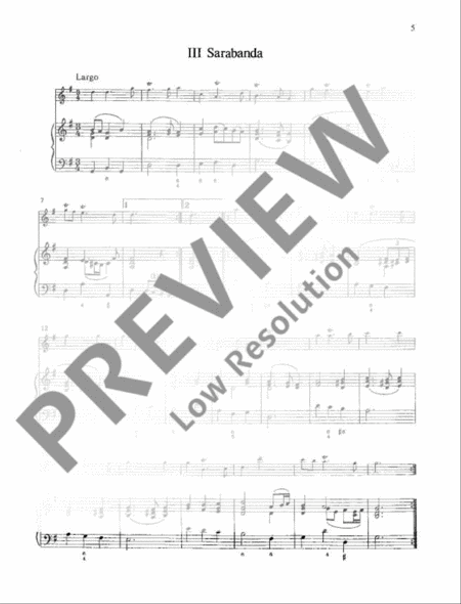 Sonata Alto Recorder scores gallery preview page 10