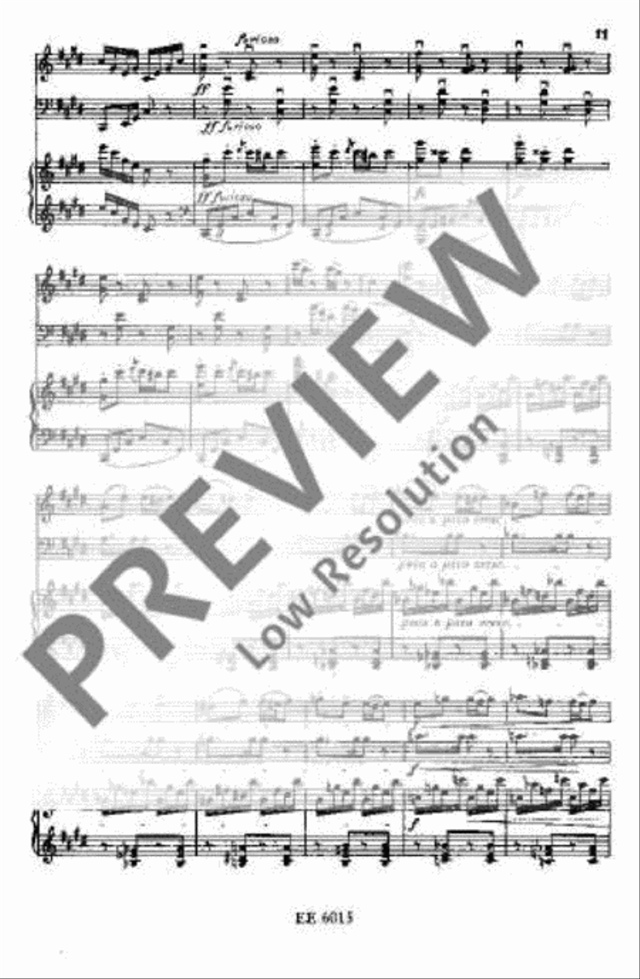 Piano Trio E minor Piano Trio scores gallery preview page 16