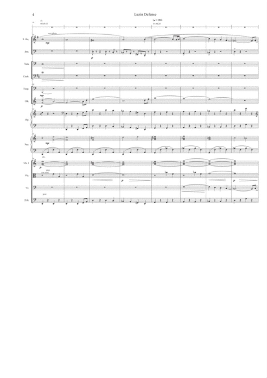 Luzhin Defense Chamber Orchestra scores gallery preview page 5