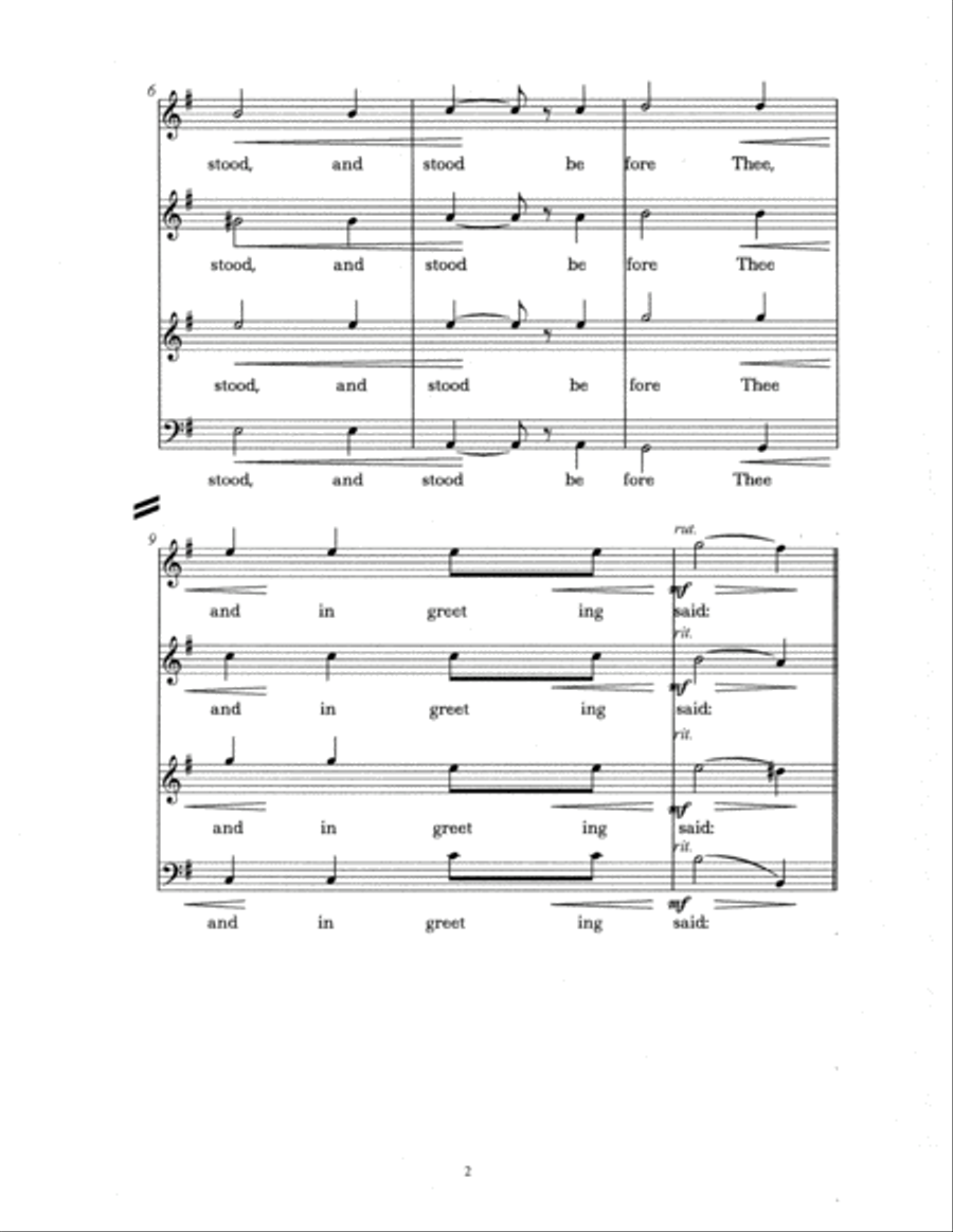 Gabriel Appeared (Sovet prevechni) 4-Part scores gallery preview page 4
