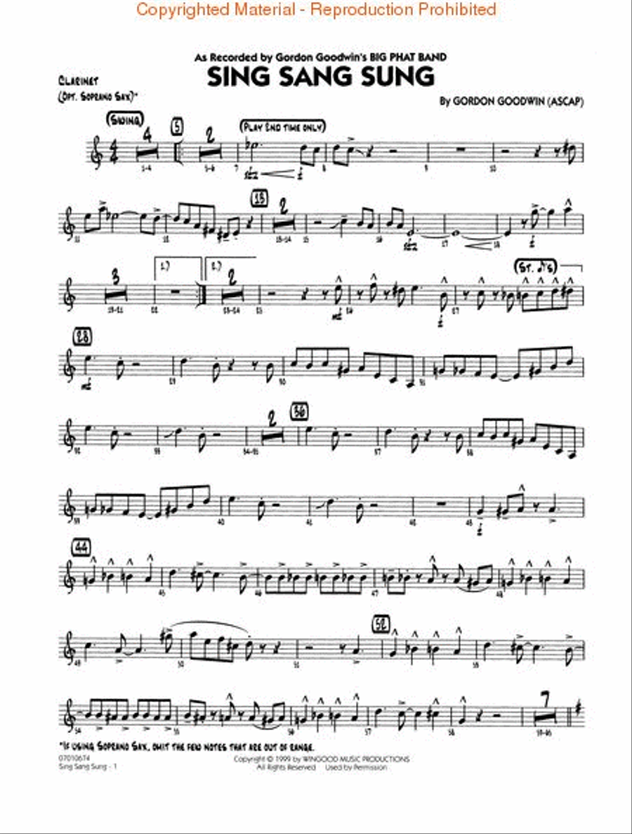 Sing Sang Sung Jazz Ensemble scores gallery preview page 4