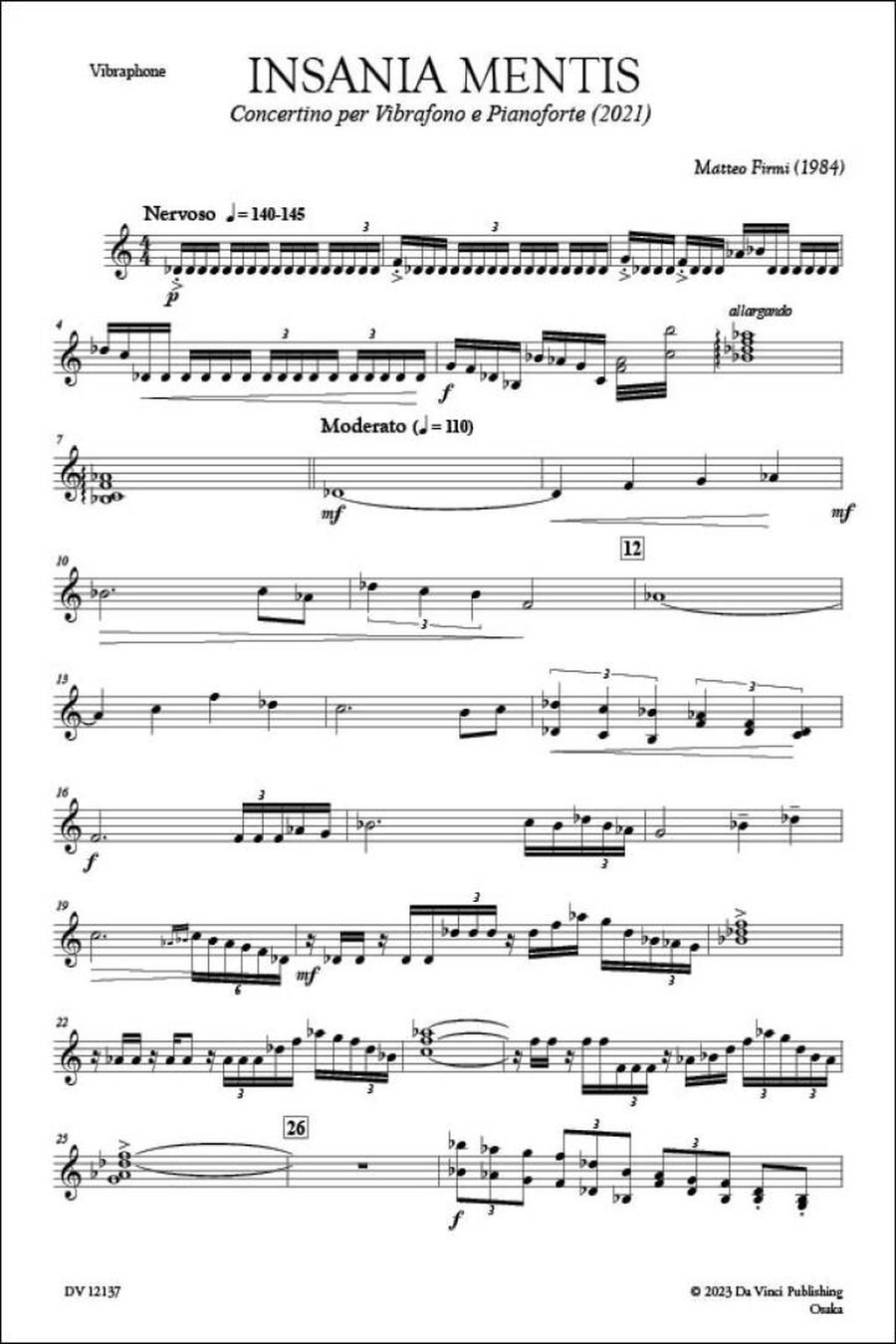 Insania mentis Insania mentis Piano Accompaniment scores gallery preview page 2