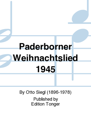 Paderborner Weihnachtslied 1945