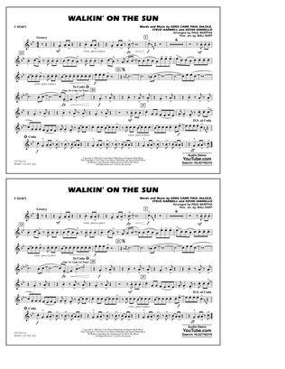 Walkin' on the Sun (arr. Paul Murtha) - F Horn