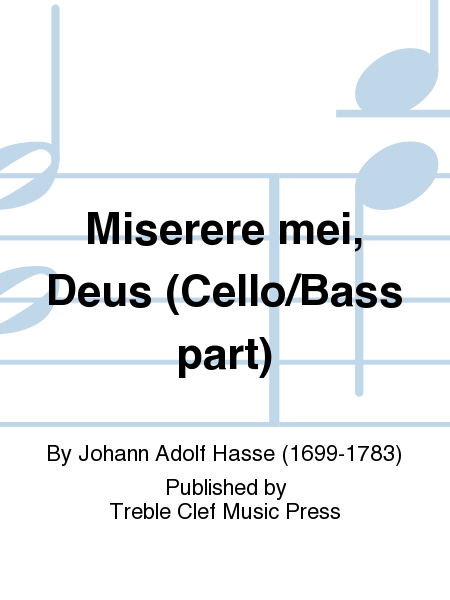 Miserere mei, Deus (Cello/Bass part)