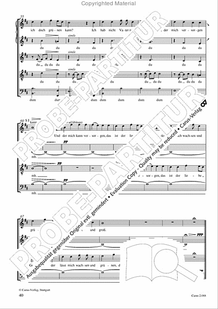 Calmus Christmas Carols Choir scores gallery preview page 41