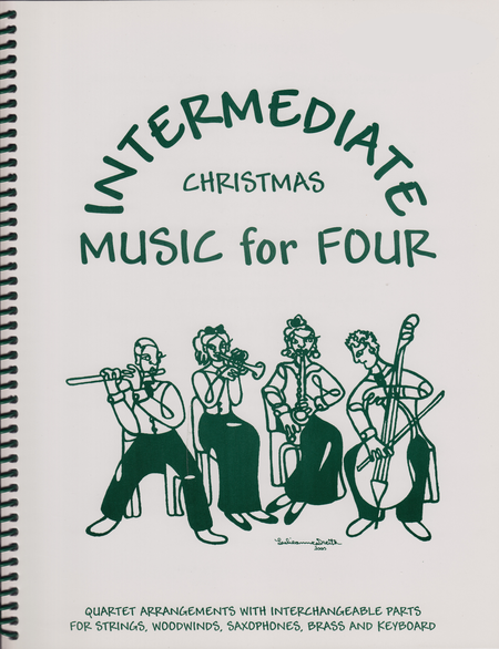 Intermediate Music for Four, Christmas, Set of Parts for String Quartet