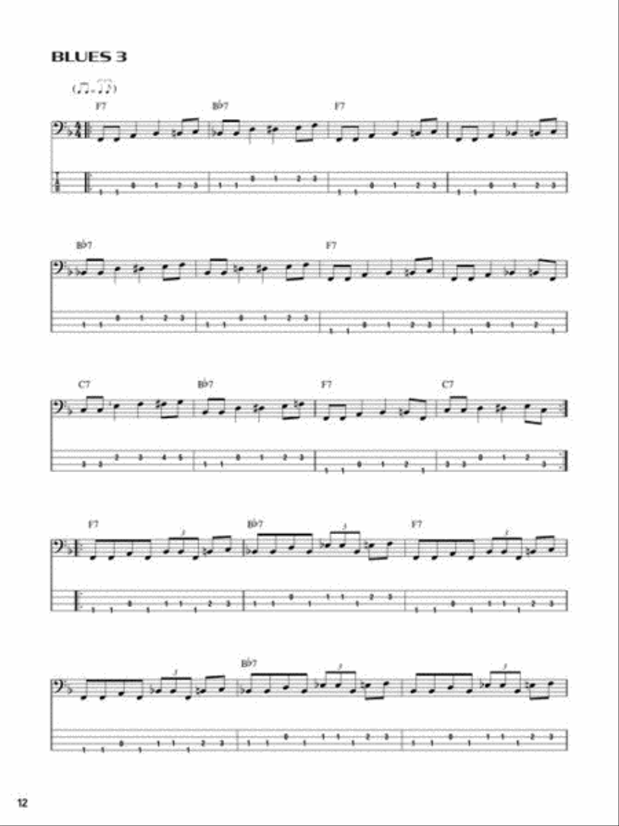 Bass Chops Bass Guitar Tablature scores gallery preview page 8
