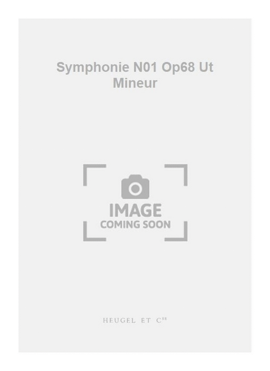 Symphonie N01 Op68 Ut Mineur