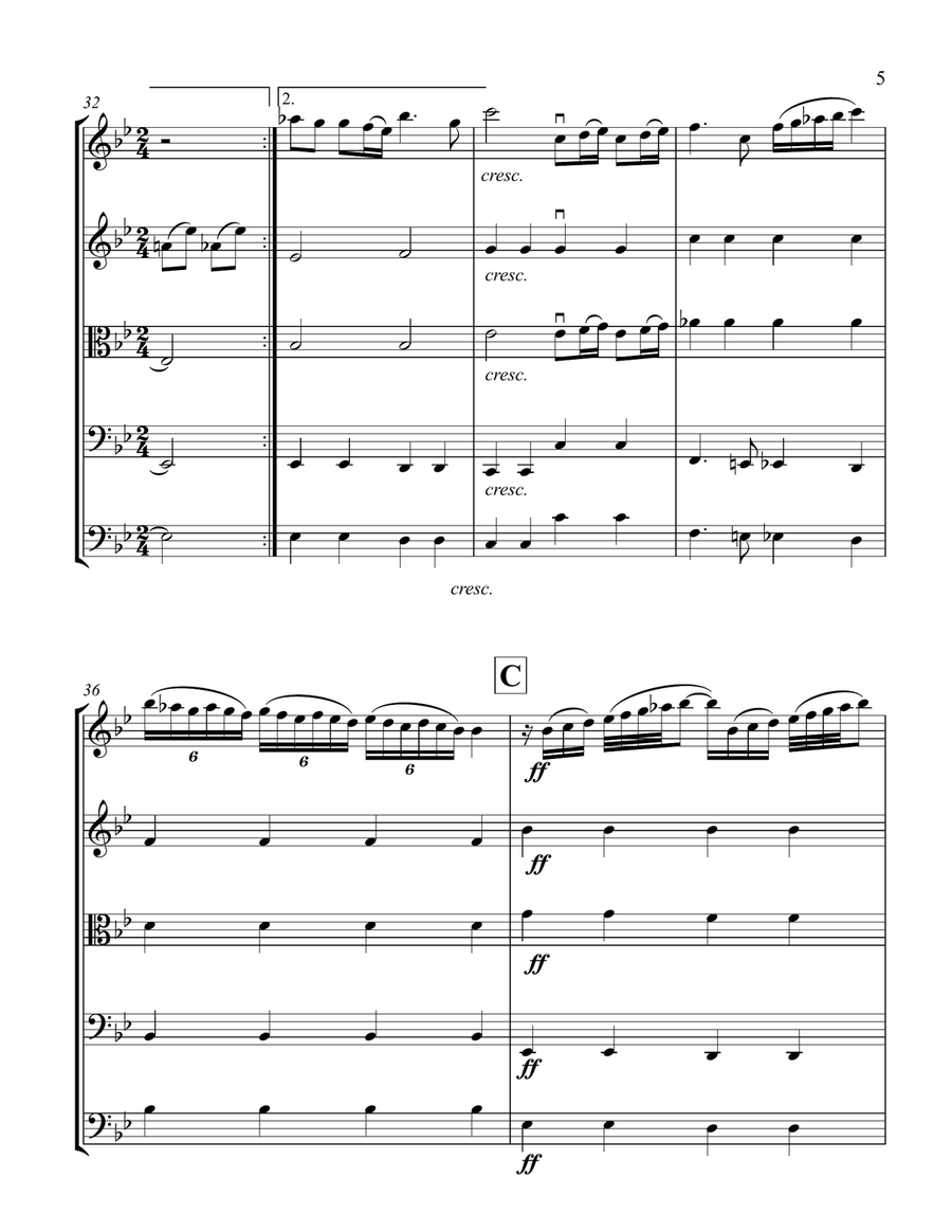 Bohemian Rhapsody String Orchestra scores gallery preview page 5