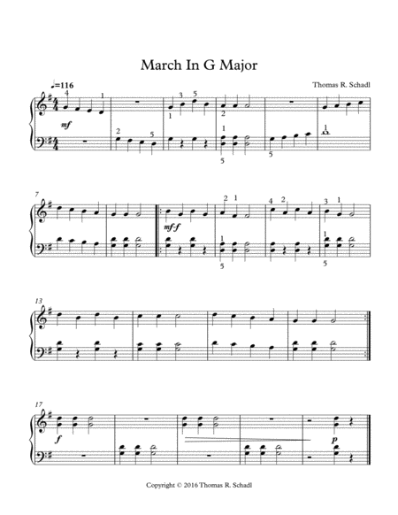 March In G Major