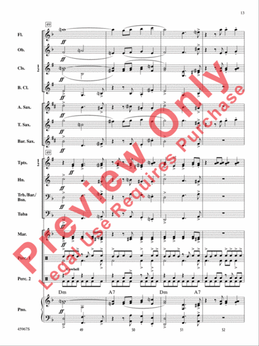 El Taco Picante El Taco Picante Concert Band scores gallery preview page 14