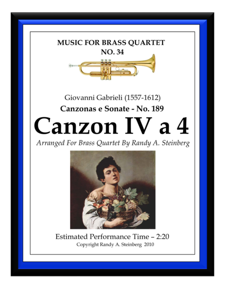 Canzon IV a 4 - No. 189 image number null