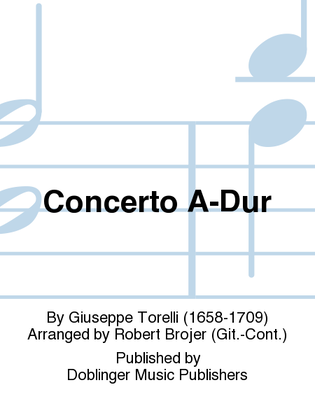 Book cover for Concerto A-Dur
