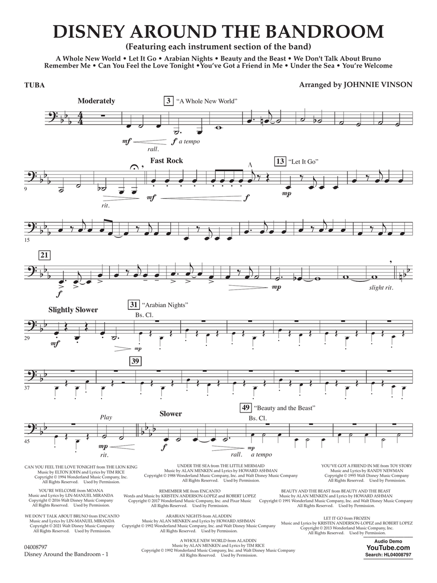 Disney Around the Bandroom - Tuba