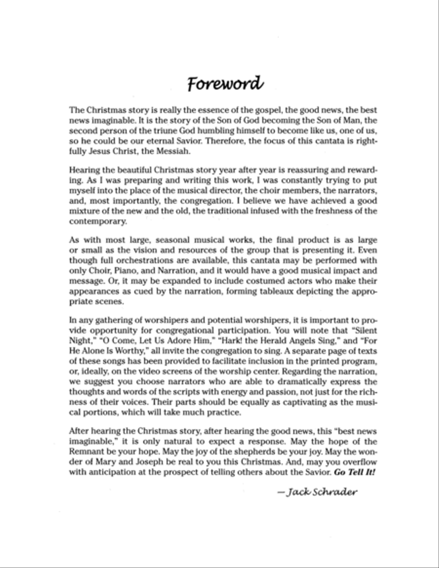 Go Tell It 4-Part scores gallery preview page 3