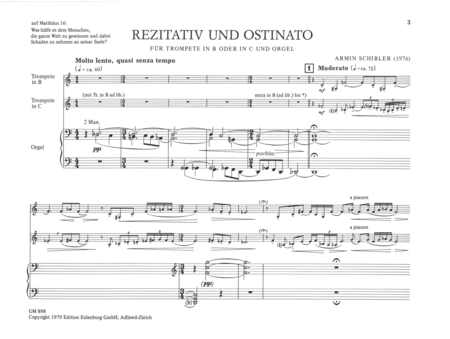 Recitative and Ostinato