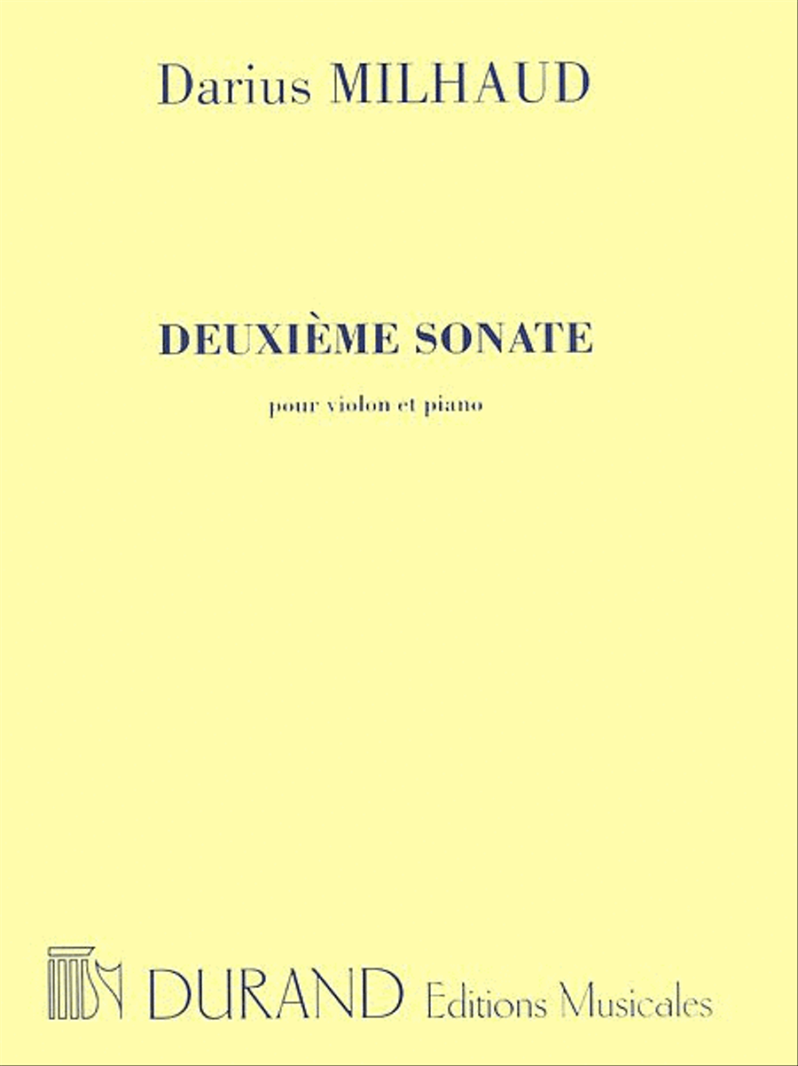Sonata No. 2 for Violin and Piano