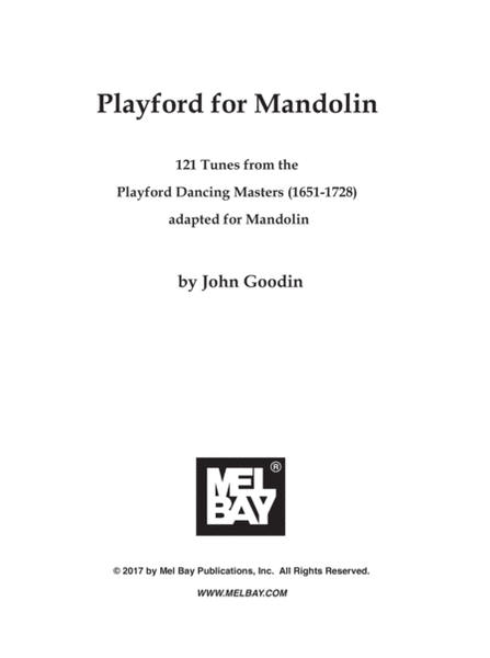 Playford for Mandolin