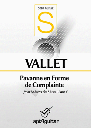 Book cover for Pavanne en Forme de Complainte