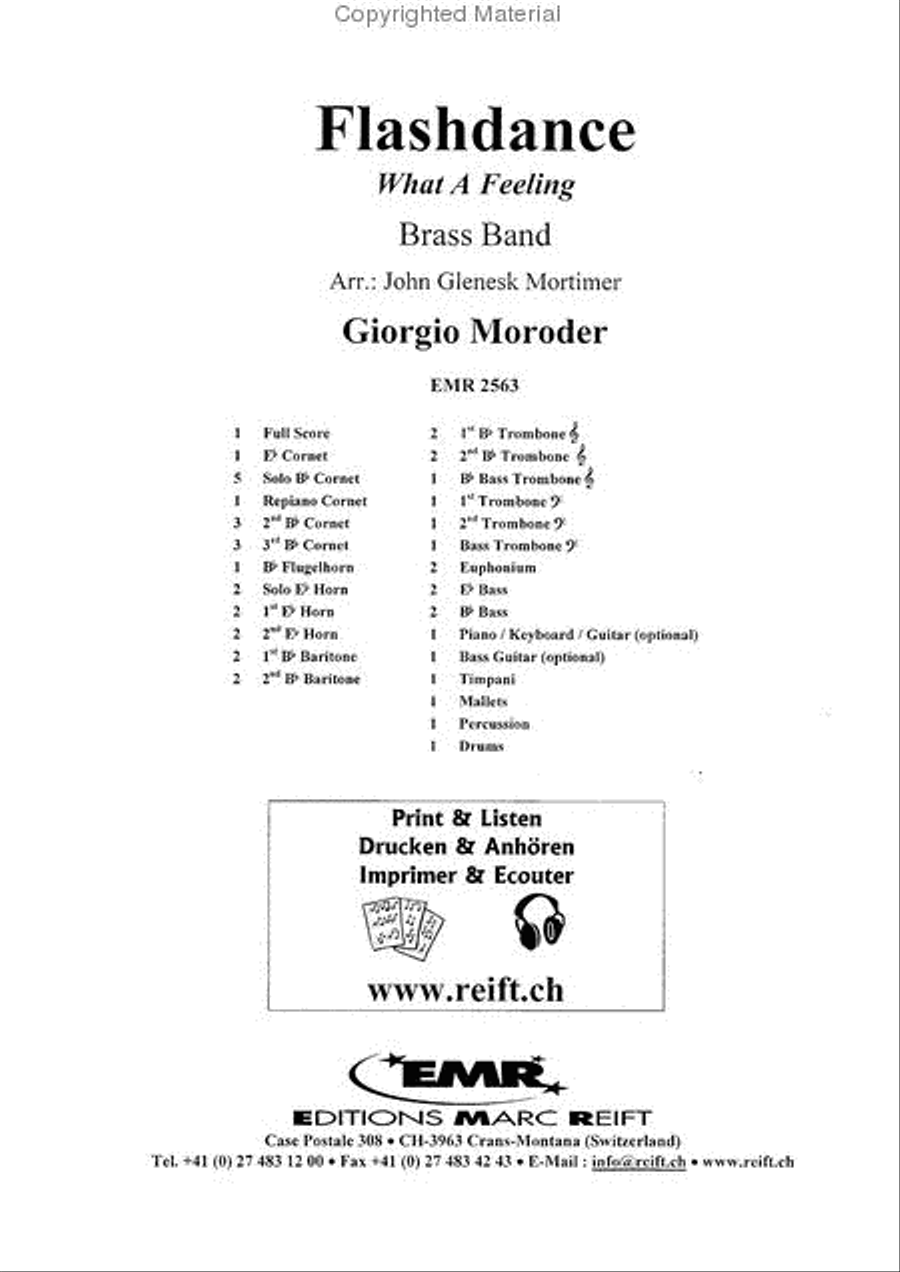 Flashdance Flashdance Brass Band scores gallery preview page 2
