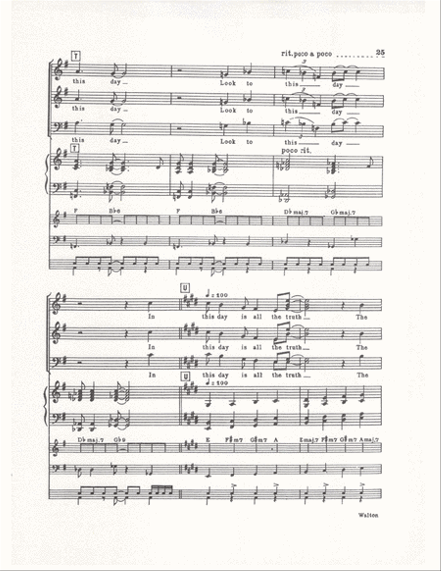 Look to this Day (Vocal Score) Divisi scores gallery preview page 25