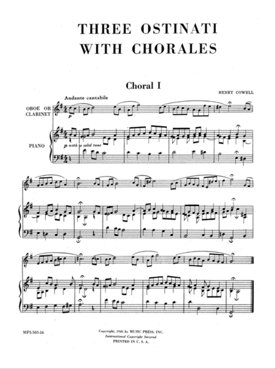 3 Ostinati 3 Ostinati Chamber Music scores gallery preview page 3