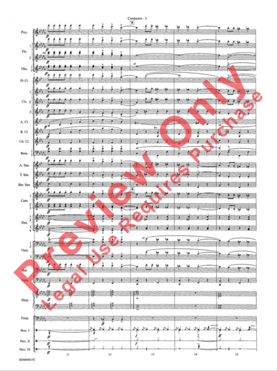 Nobles of the Mystic Shrine (March) Concert Band scores gallery preview page 6