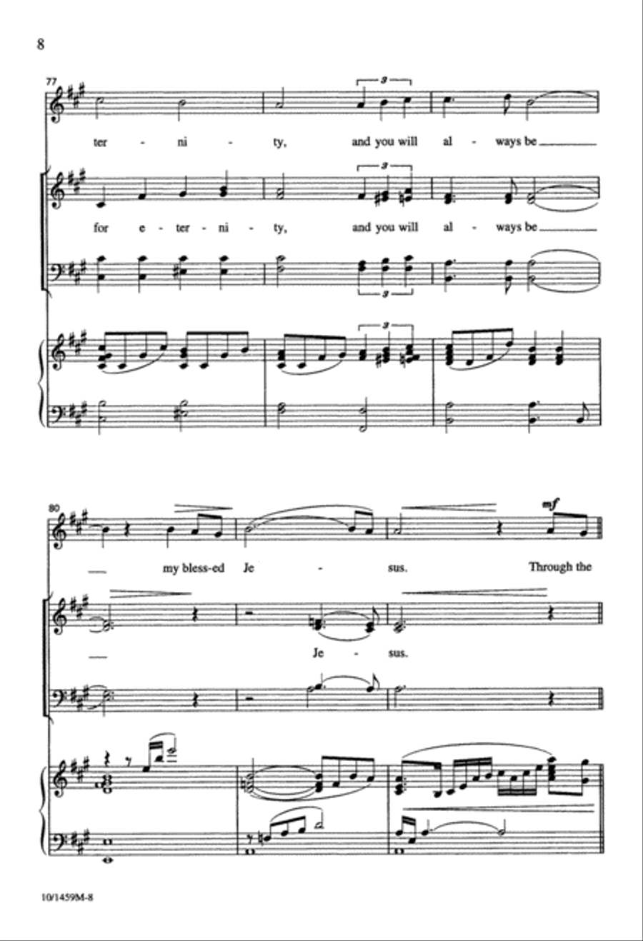 Blessed Jesus Divisi scores gallery preview page 8
