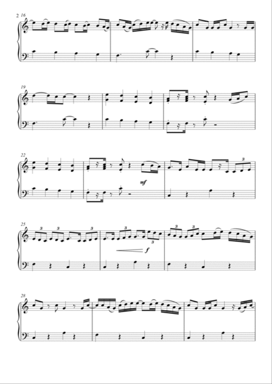 Big God Easy Piano scores gallery preview page 2