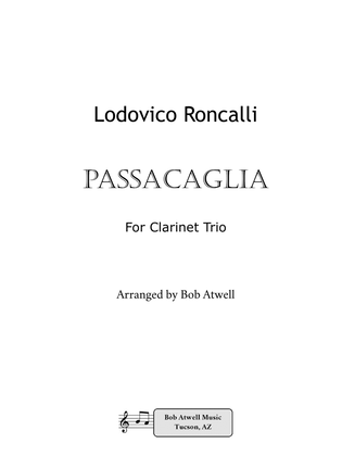 Book cover for Roncalli Passacaglia