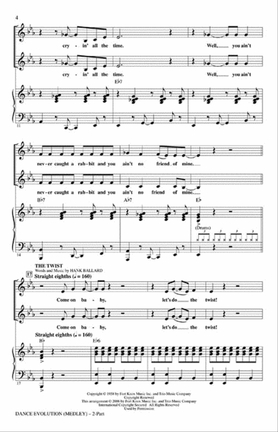 Dance Evolution (Medley) 2-Part scores gallery preview page 3