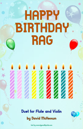 Happy Birthday Rag, for Flute and Violin Duet
