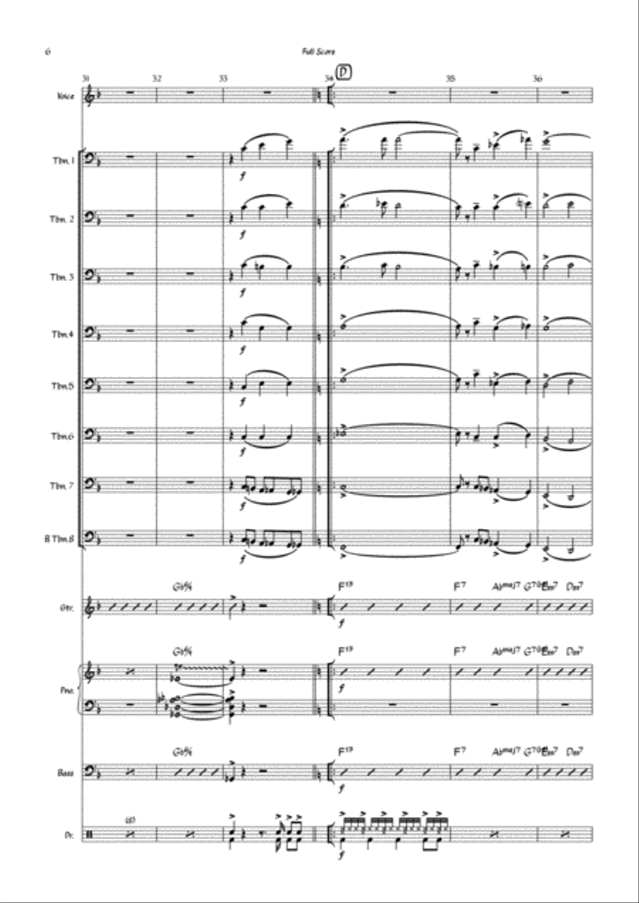 September Song Trombone scores gallery preview page 6