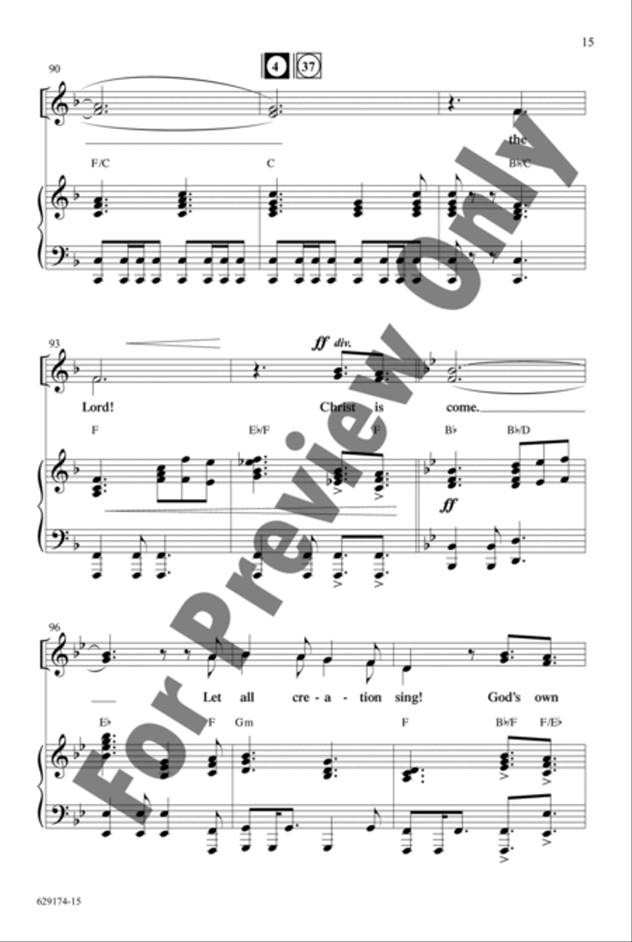 Noel, Christ Is Born! - Choral Book Unison Choir scores gallery preview page 18