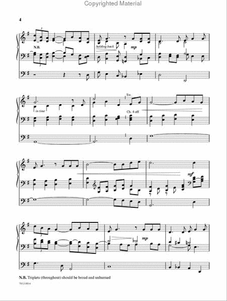 Wood Works for Lent and Easter Organ Solo scores gallery preview page 10