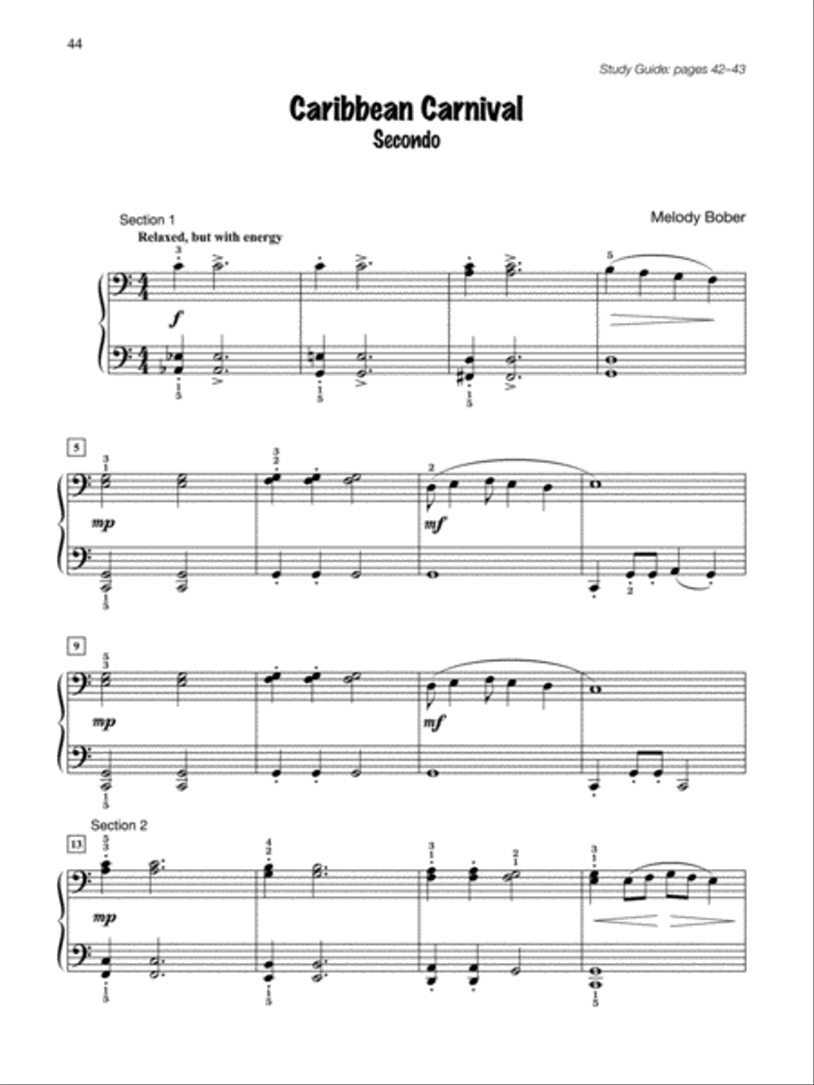 Piano for Busy Teens Easy Piano scores gallery preview page 6