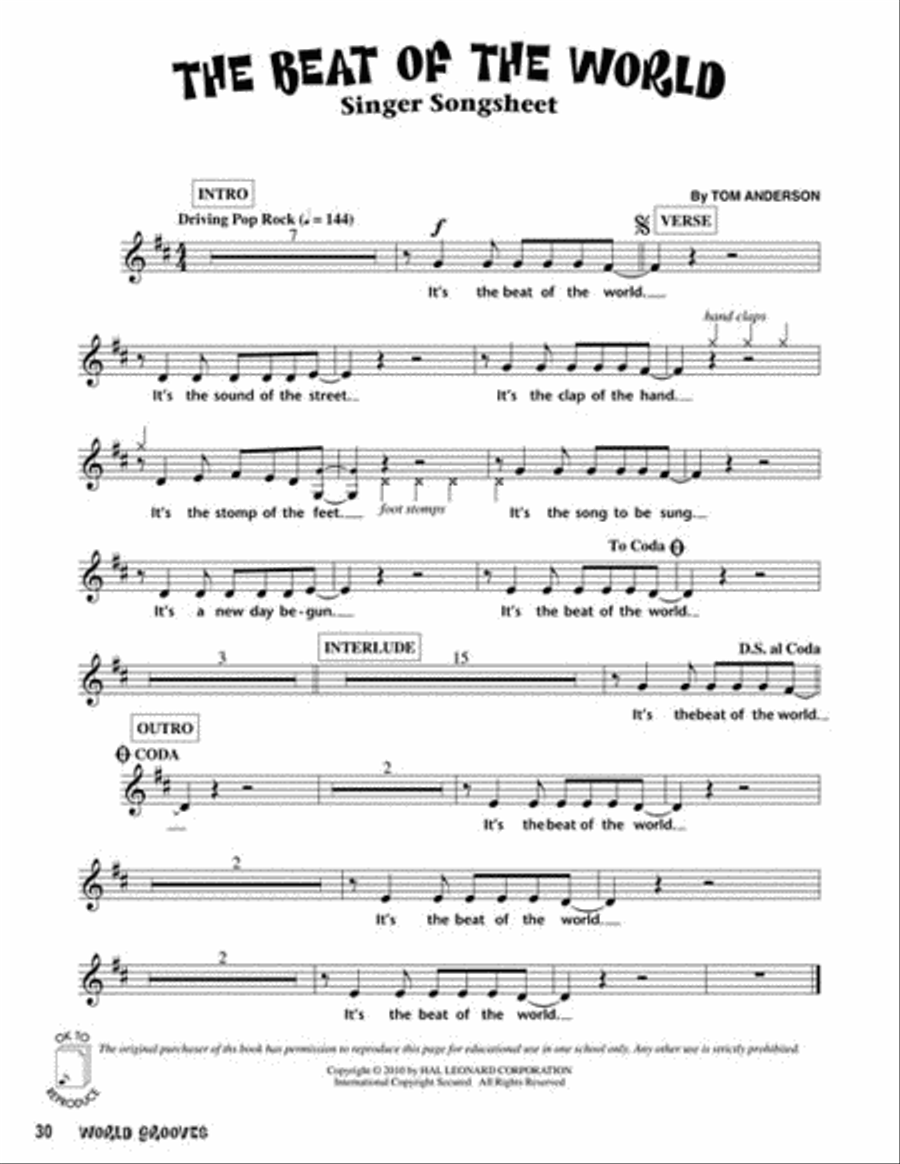 World Grooves Choir scores gallery preview page 7