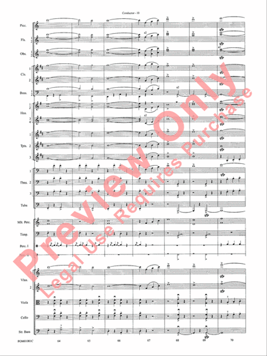 My Fair Lady (Medley) Full Orchestra scores gallery preview page 12