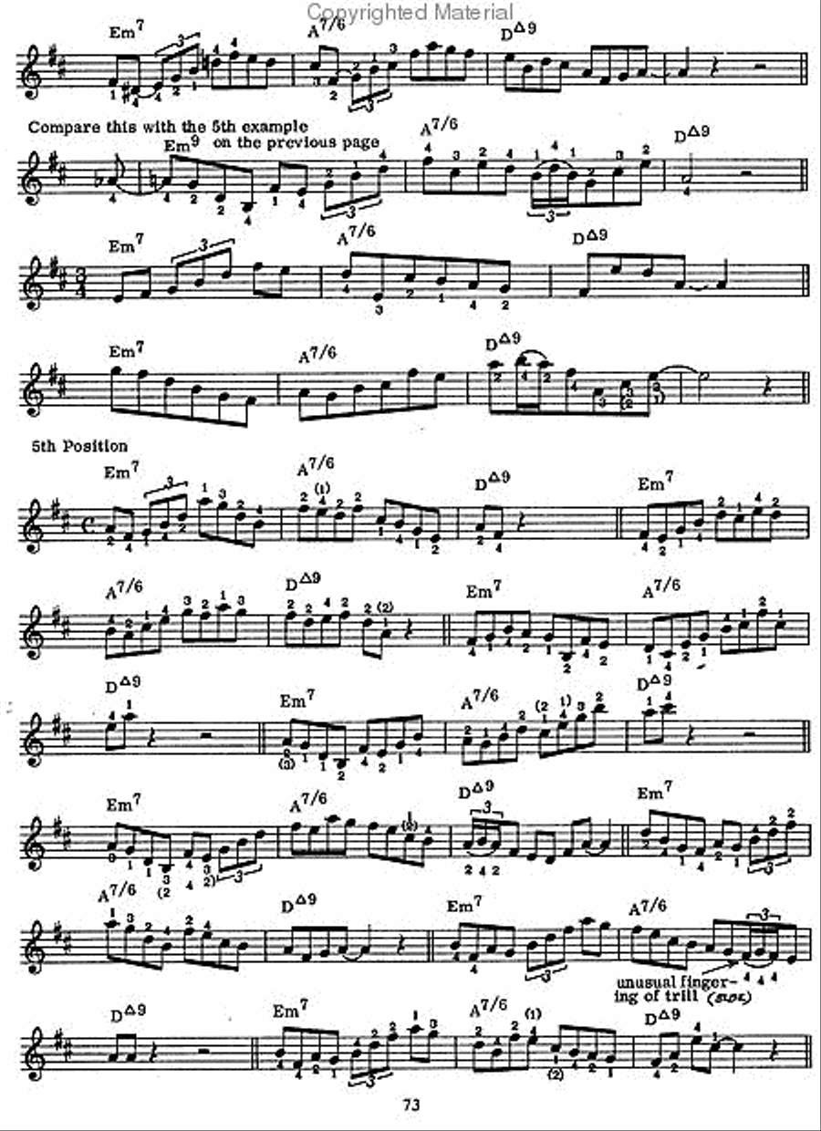 Ted Greene -- Jazz Guitar Single Note Soloing, Volume 1 Electric Guitar scores gallery preview page 2