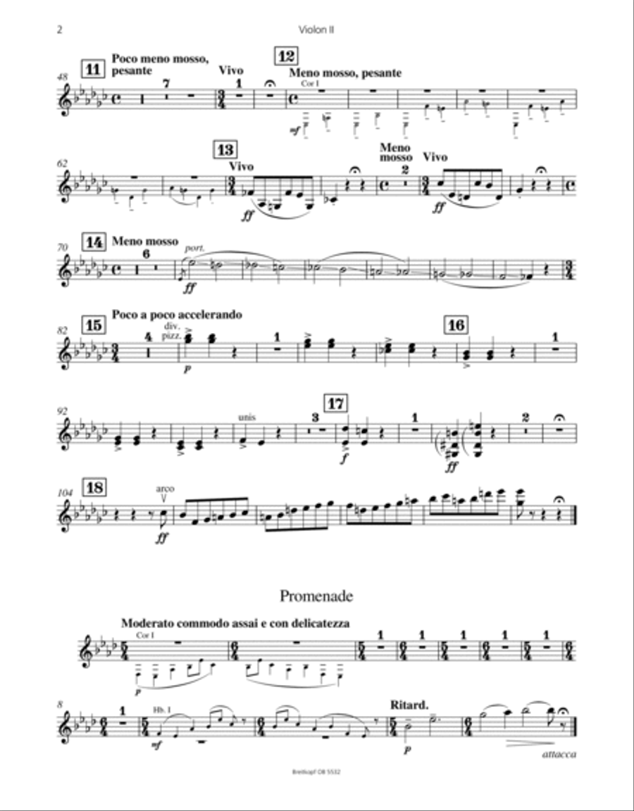 Tableaux d’une exposition Orchestra scores gallery preview page 3